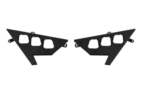 Diode Dynamics 20-Present Polaris RZR C1 Headlight Mounting Bracket Kit (Pair)