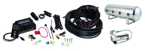 Air Lift Performance 3P (1/4 Air Line 2.5 Gal Polished Aluminum Tank VIAIR 444C Comp)