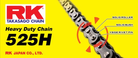 RK Chain RK-M 525H-130L - Natural
