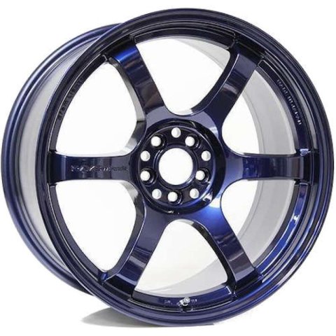 Gram Lights 57DR 18x10.5 +12 5x114.3 Eternal Blue Pearl Wheel (MOQ 20)