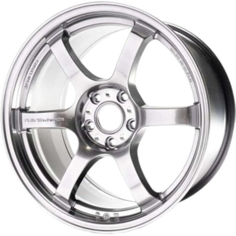 Gram Lights 57DR-X 17X8.5 +00 6x139.7 Grace Silver