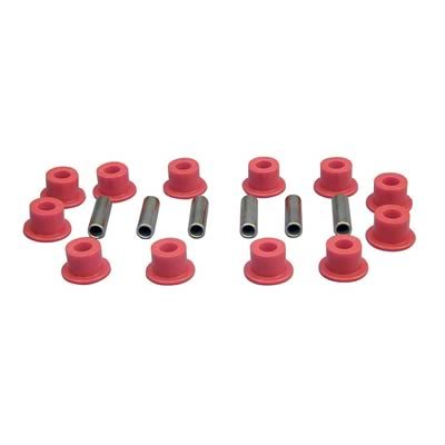 Prothane 68-71 International Scout 800 Spring & Shackle Bushings - Red