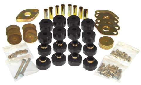 Prothane 07-11 Jeep Wrangler JK 2DR Body Mount Kit - Black