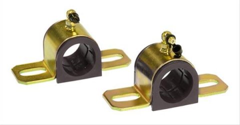 Prothane Universal 90 Deg Greasable Sway Bar Bushings - 1 5/16in - Type B Bracket - Black