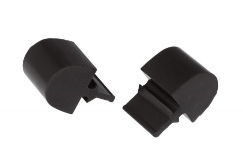 Prothane Universal Bump Stop Pull Through Style - Black