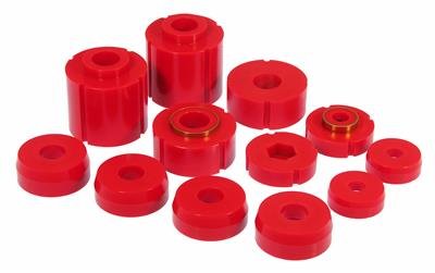 Prothane 84-88 Ford Bronco II Body Mount Kit - Red