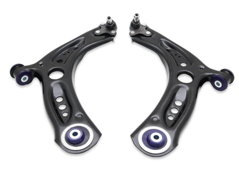 SuperPro 2015 Volkswagen Golf Rear Base Front Control Arm Lower Assembly Kit (Add. Positive Caster)