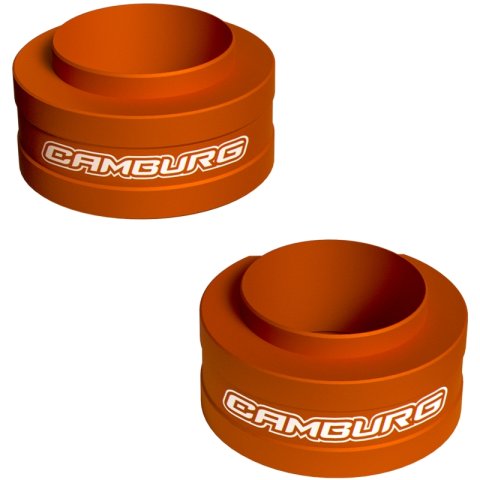 Camburg 2024+ Ford Ranger Raptor 2.5in Front Spring Preload Spacer Kit (Fox Orange)