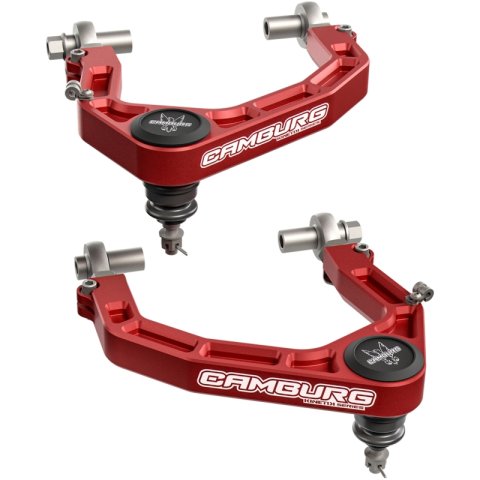 Camburg 2024+ Ford Ranger Raptor KINETIK Series Billet X-Joint XL Upper Control Arms - Red