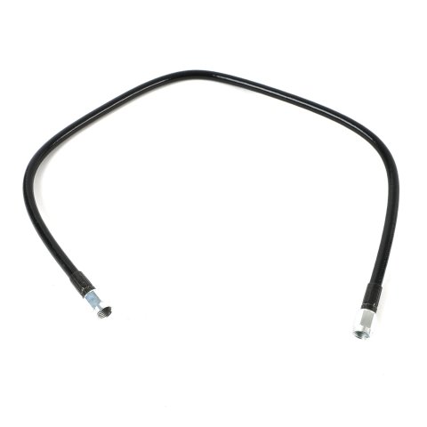 Fragola -3AN Black Covered Assembly Straight x Straight 22in