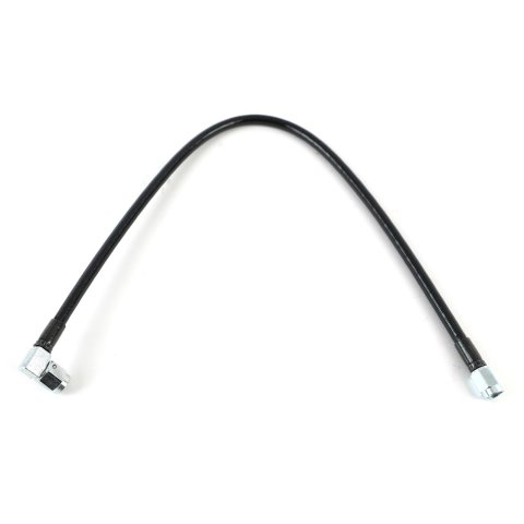 Fragola -3AN Black Covered Assembly Straight x 90ft 18in