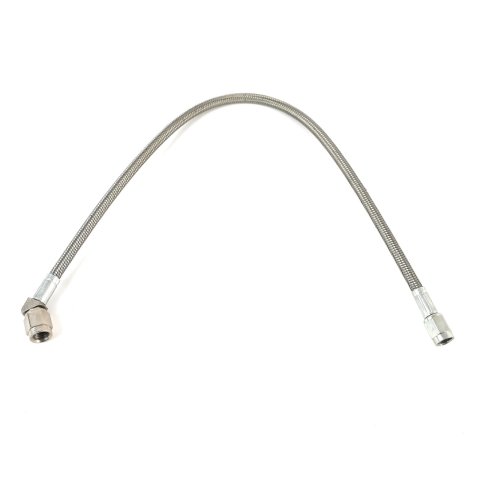 Fragola -3AN Hose Assembly Straight x 45 Degree 16in