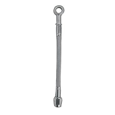 Fragola -3AN Clear Covered Straight x 7/16 BJO 22in