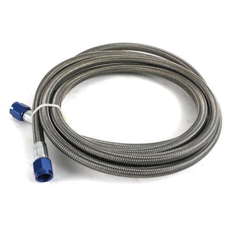 Fragola -6AN Hose Assembly Straight x Straight Alum Nut 120in 10 Feet
