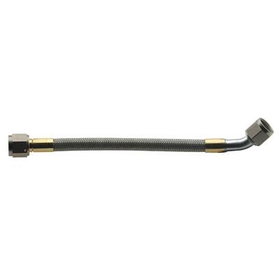Fragola -6AN Hose Assembly Straight x 45 Degree Alum Nut 72in