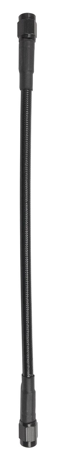 Fragola -3AN Ext Black Covered Assembly Straight x Straight 16in