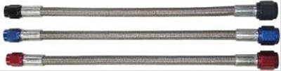 Fragola -3AN x -4AN Nut 4AN Nitrous Line 24in Black Nuts