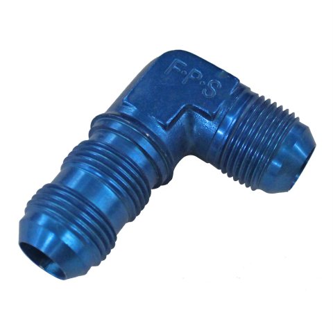 Fragola -12AN x 90 Degree Bulkhead - Blue