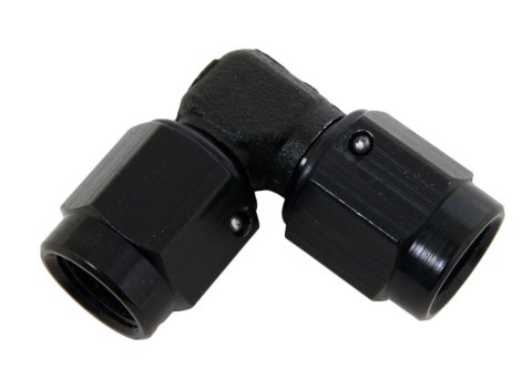 Fragola -3AN x 90 Degree Female Coupler - Black
