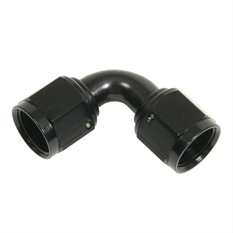 Fragola -8AN Female Coupler Tube Style - Black