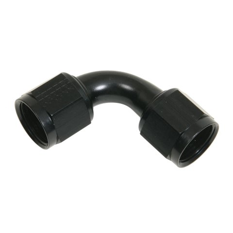 Fragola -10AN Female Coupler Tube Style - Black