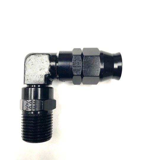 Fragola -6AN 90 Degree Real Street Hose End x 1/4in NPT