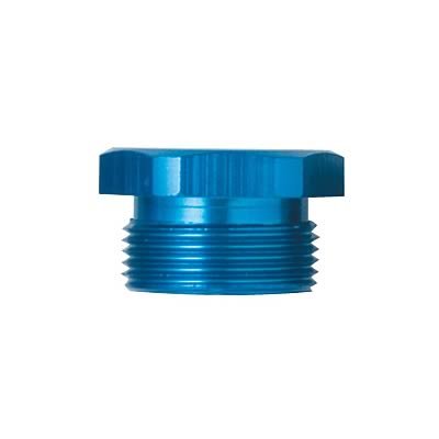 Fragola 9/16-24 Demon Inlet Plug - Blank - Black