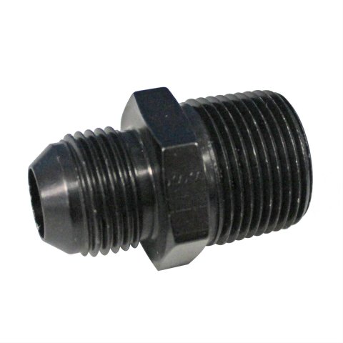 Fragola -10AN x 3/4 NPT Straight Adapter - Black