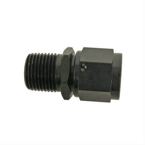 Fragola -10AN Female Swivel To 1/2 NPT - Black
