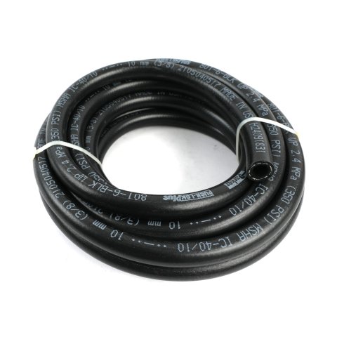 Fragola 3/8in Black Push-Lok Hose - 15 Feet