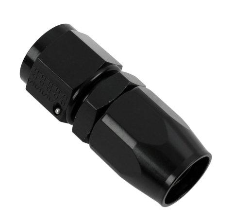 Fragola -8AN Straight Power Flow Hose End - Black