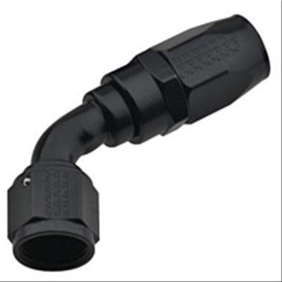 Fragola -4AN x 60 Degree Power Flow Hose End - Black