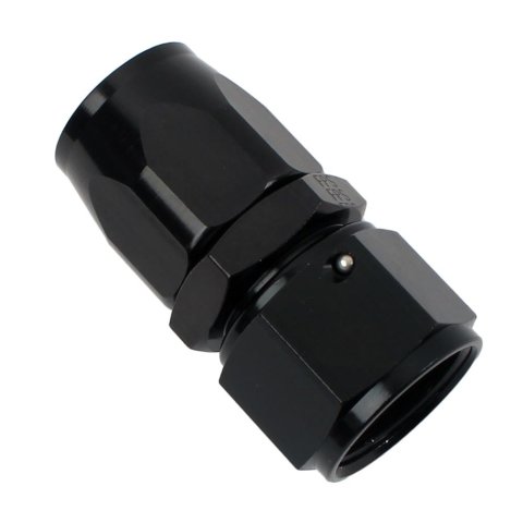 Fragola -12AN Straight Pro-Flow Hose End - Black