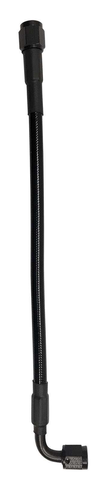 Fragola -10AN PTFE Hose Assembly Straight x 90 10in