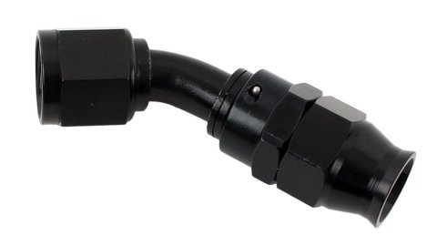 Fragola -8AN Real Street x 45 Degree Hose End Black For PTFE Hose
