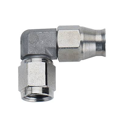 Fragola -3AN x 90 Bent Hose End Double Swivel