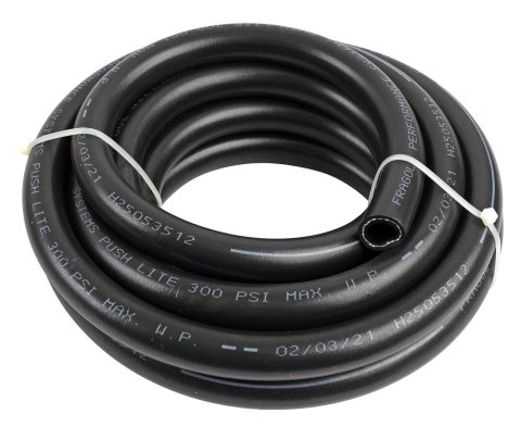 Fragola -8AN Push-Lite Hi-Temp Black Hose 15 Feet (No Fiber Braid)