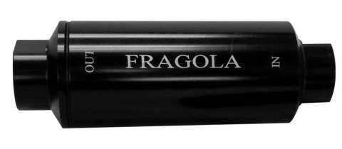 Fragola Fuel Filter 12AN Inlet & Outlet 100 Micron - Black