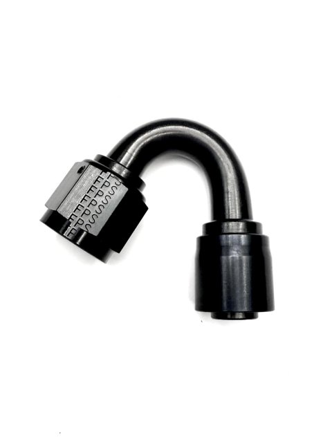 Fragola -6AN 150 Degree Fixed/Single Swivel Race-Rite Pro Hose End