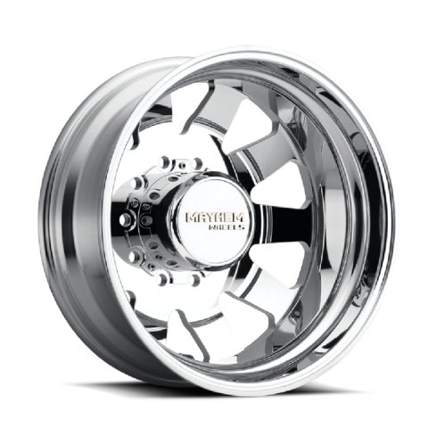 Mayhem 8181 Challenger Dually 22x8.25 / 10x225 BP / 169mm Offset / 170.1mm Hub Polished Wheel