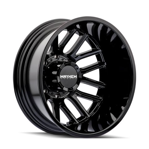 Mayhem 8107D Cogent Dually 20x8.25 / 8x210 BP/ -192mm Offset / 154.2mm Hub Gloss Black Wheel