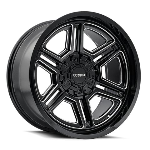Mayhem 8117 Hermosa 20x10 / 8x170 BP / -25mm Offset / 125.2mm Hub Black/Milled Wheel