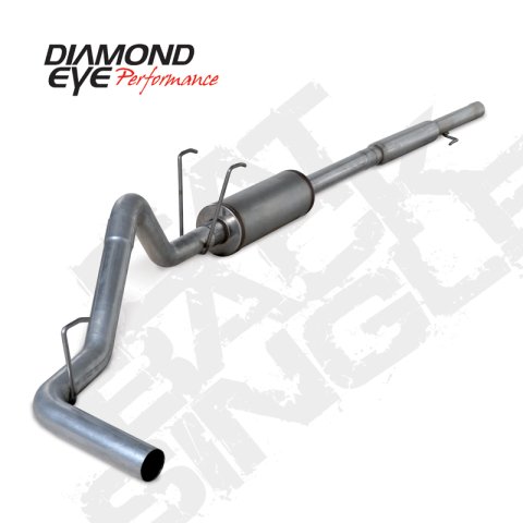 Diamond Eye KIT 3in Catback Single GAS SS DODGE 5.7L HEMI 2006-2008 1500