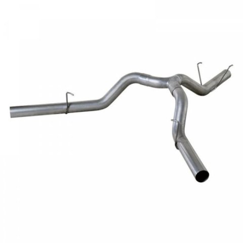 Diamond Eye KIT 4in DPF-BACK Single DUAL: DODGE 6.7L 2500 2014 LONG BOX ONLY