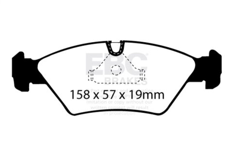 EBC Racing 86-88 BMW M3 (E30) RP-1 Race Front Brake Pads