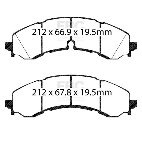 EBC 2019+ Chevrolet Silverado 2500/3500 (2WD/4WD) Extra Duty Front Brake Pads