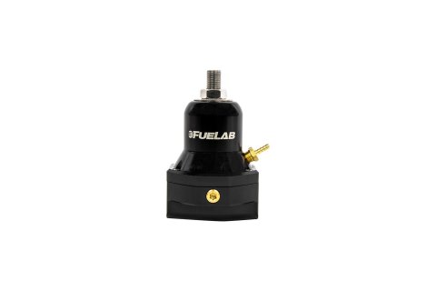 Fuelab 565 EFI Adjustable FPR 25-60 PSI (2) -10AN In (1) -10AN Return Max Flow Bypass - Black