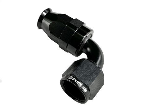 Fuelab PTFE Swivel Hose End Fitting - 90 Degree - 8AN