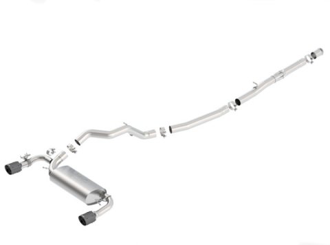Borla 16-17 Focus RS Turbocharged 2.3L Single Split Exit ATAK Catback Exhaust