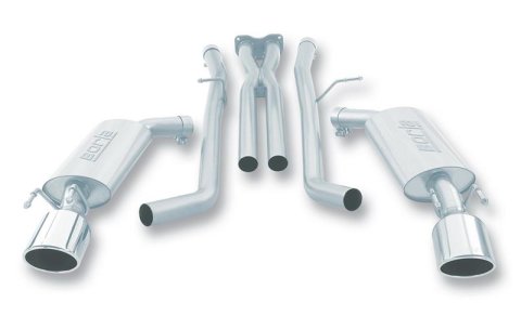 Borla 05-06 Pontiac GTO Coupe 2dr 6.0L 8cyl AT/MT 4spd/6spd RWD SS Catback Exhaust w/ inXin Pipe